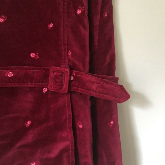 Crocokids velvet-feel maroon GIRLS DRESS. Size: 6 - Picture 2 of 8